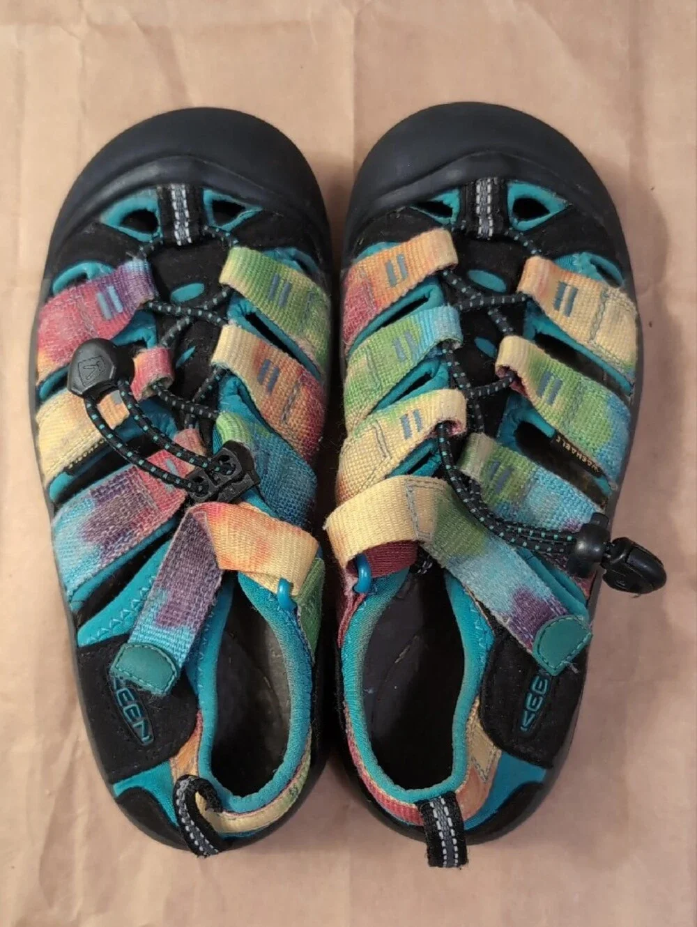 Keen Kids Dual-Pair Sandal Sneakers in Teal and Multicolor